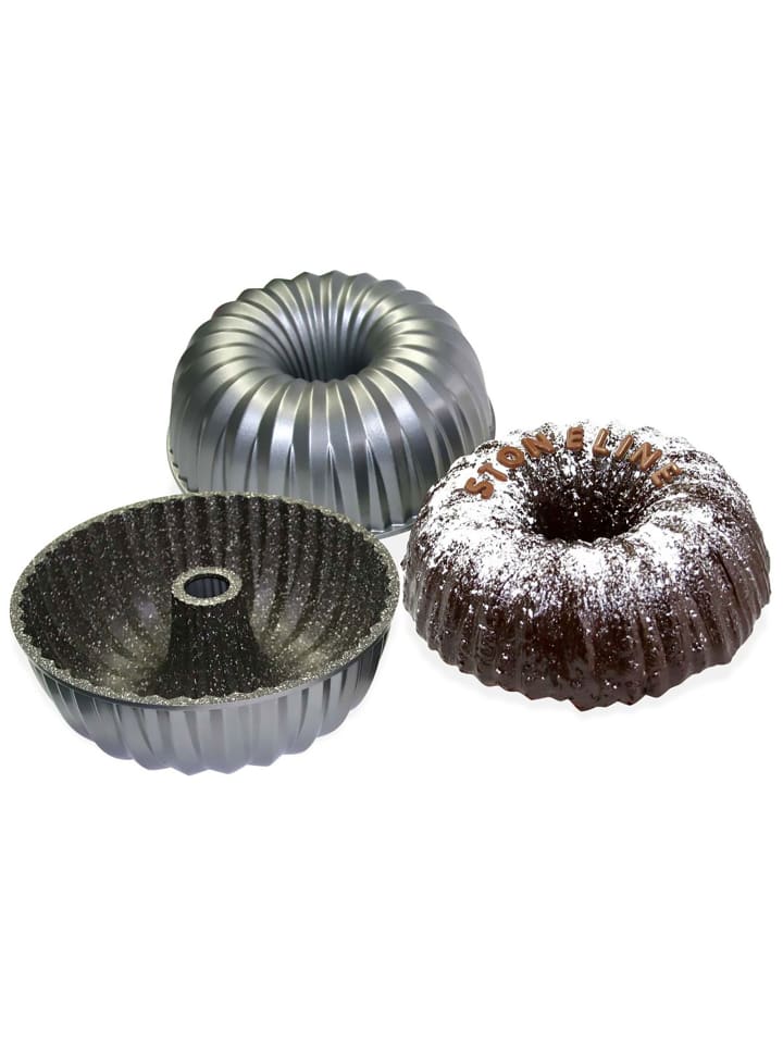 Stoneline Gugelhupf Backform 24,5 cm in Anthrazit günstig kaufen 2,6 L