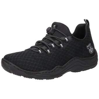Rieker Slip On Sneaker in schwarz