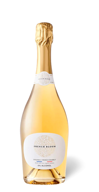 French Bloom blanc Vin effervescent bio sans alcool