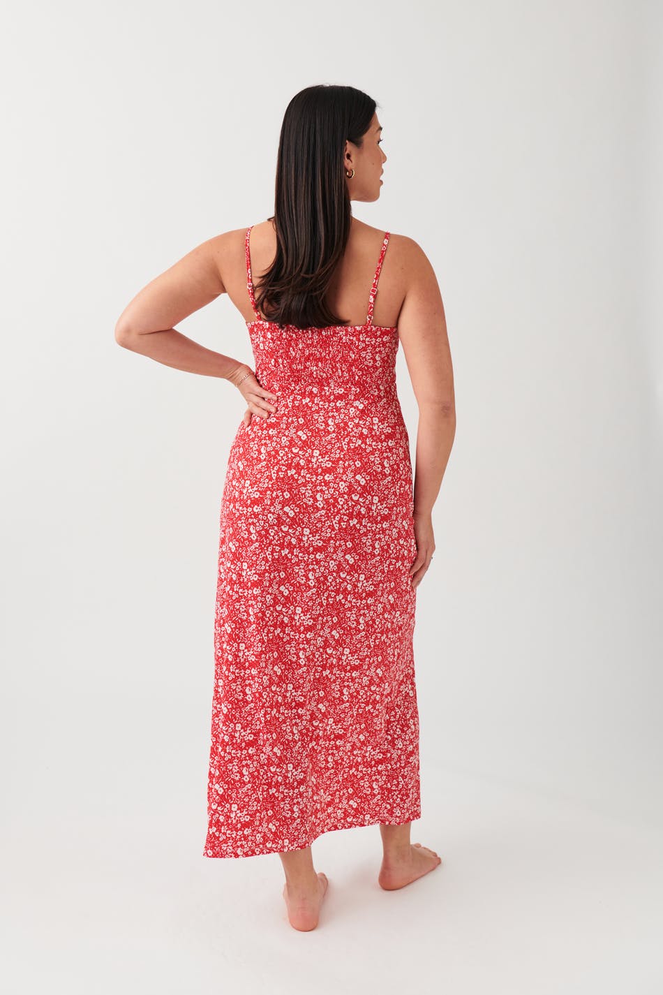 Slip midi dress