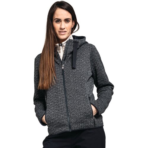 DAMEN UNTERJACKE FLEECE HOODY AURORA L