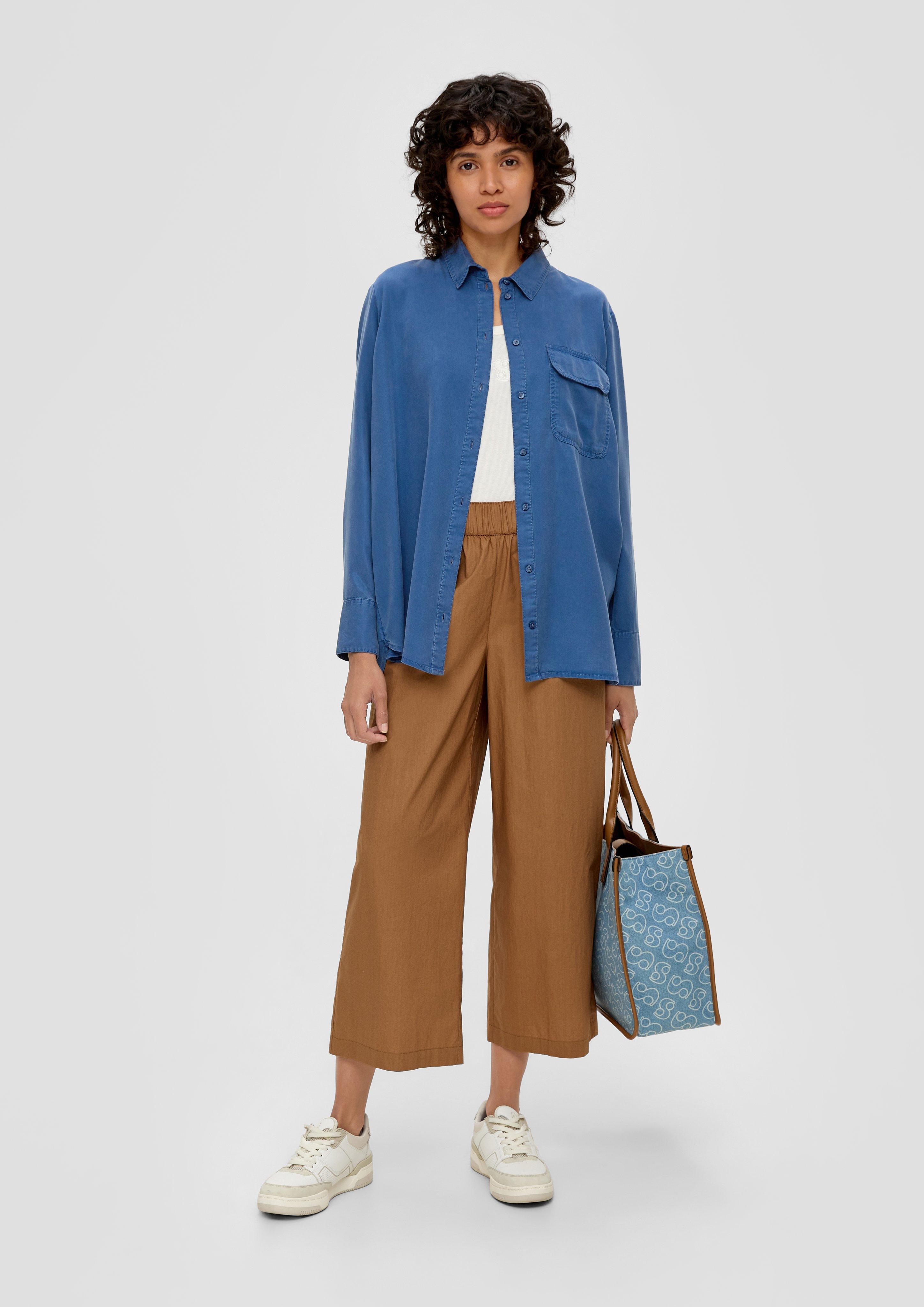 Oversize-Bluse aus Lyocell  2136215-5722