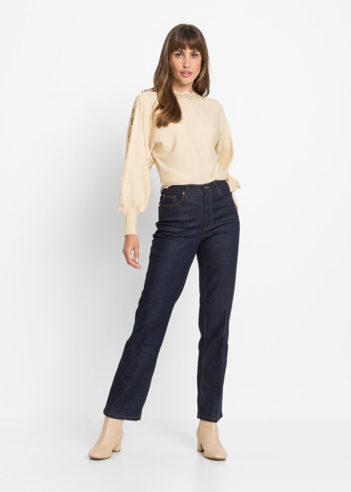 Pullover mit Spitze