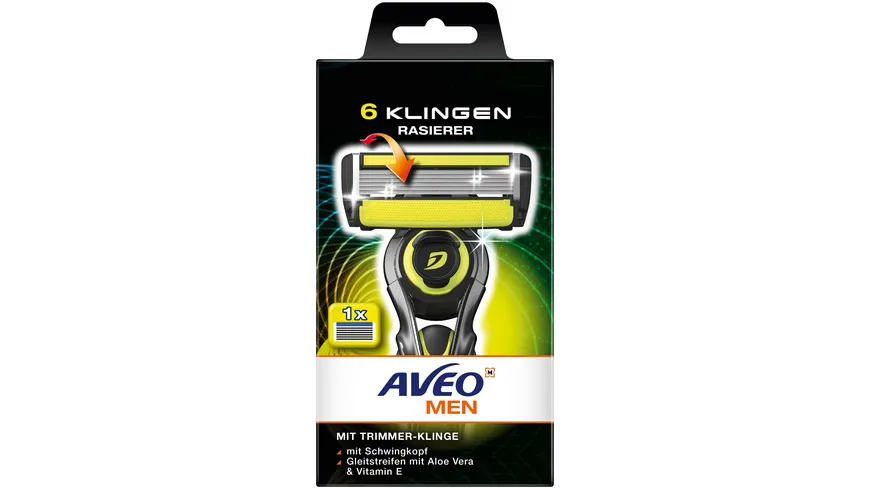 AVEO MEN 6 Klingen Herren Rasierer