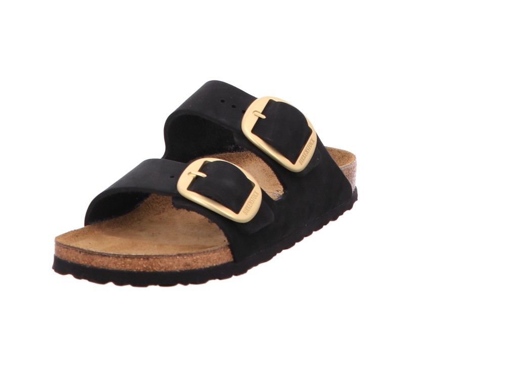 BIRKENSTOCK Komfort Sandalen schwarz Arizona Big Buckle LENB black