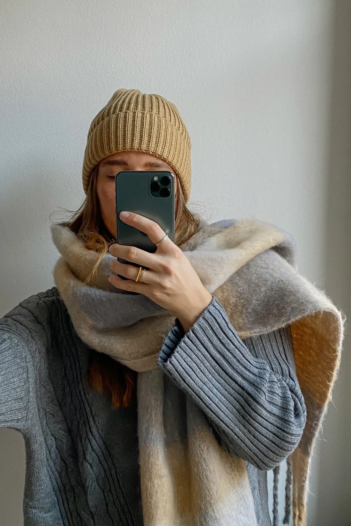 NA-KD  Mütze - Beige - Unifarben