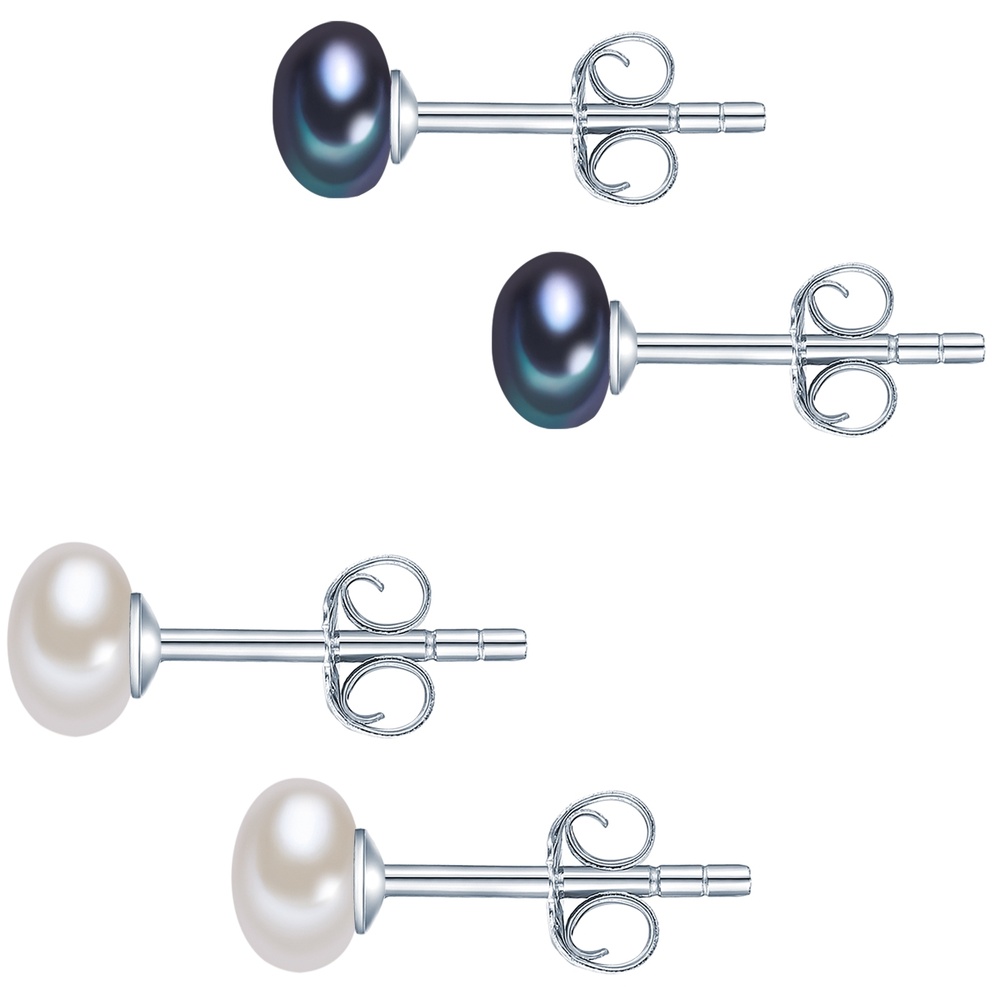 Valero Pearls Puce d'oreille en perle Perle de culture d'eau douce Perle de culture d'eau douce Bijoux