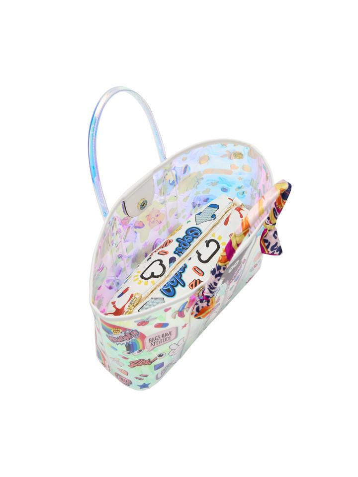 myMo Tote Bag Tote Bag in White Multicolor günstig kaufen onesize
