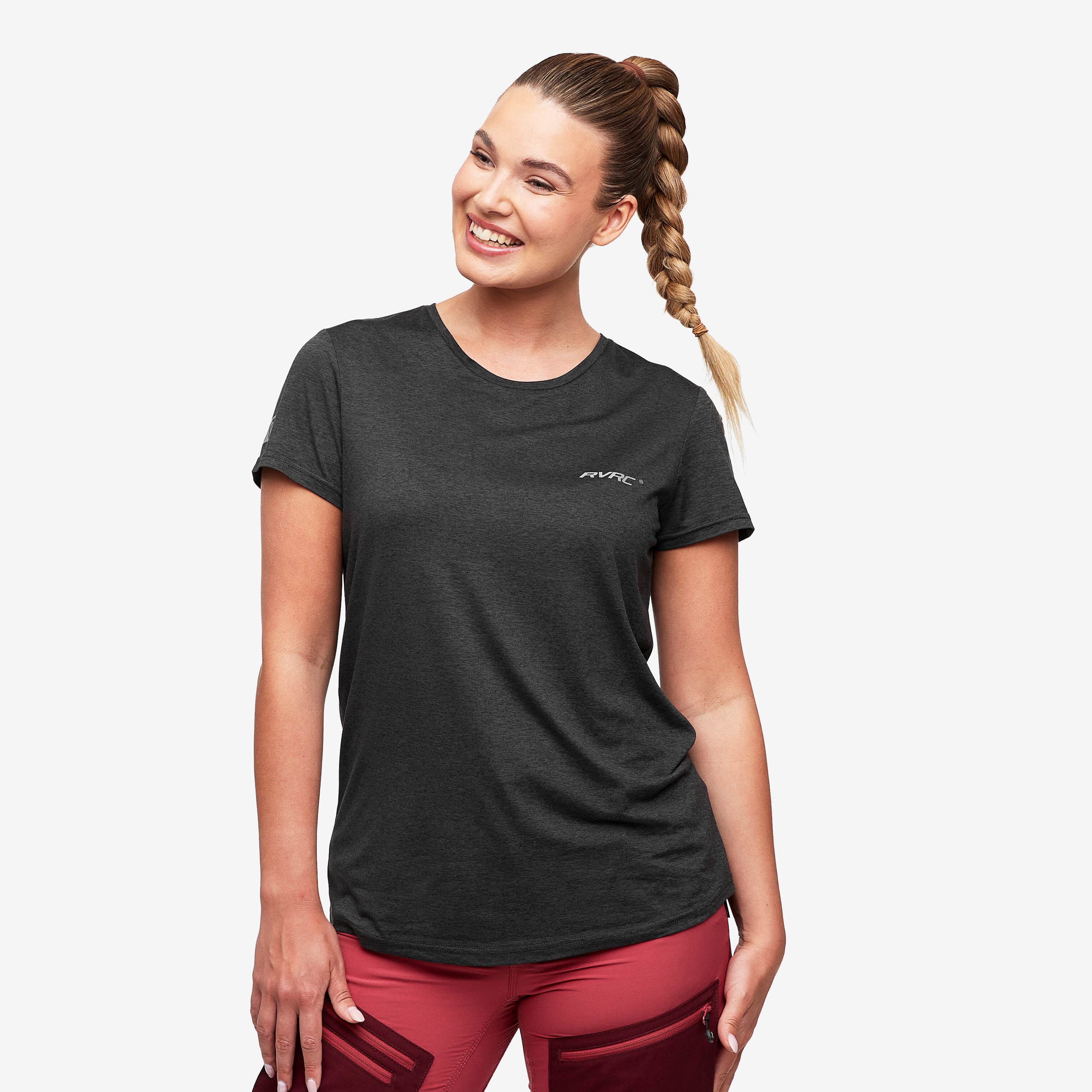 Vagabond Tee Femme Black Melange