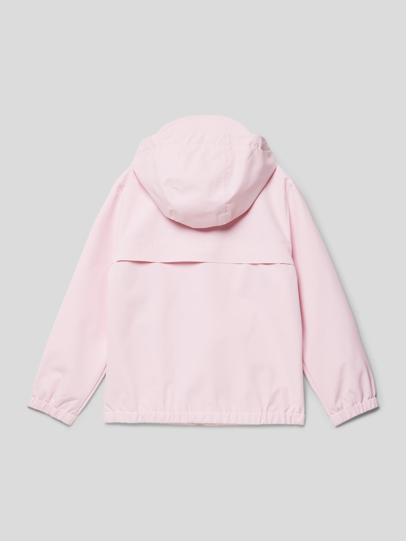 Jacke mit Kapuze in hellrosa