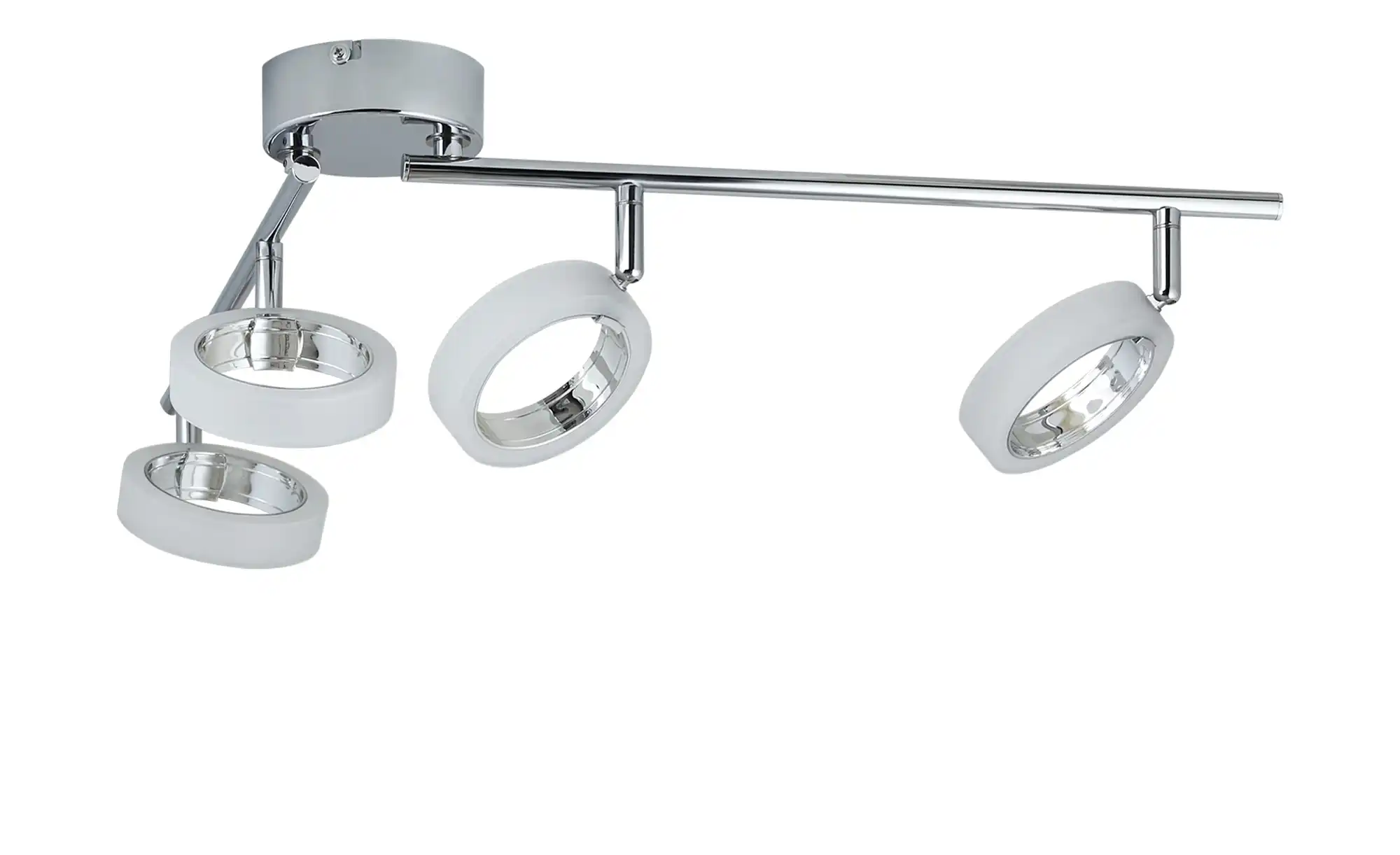 KHG LED-Deckenstrahler, 4-flammig, Acrylringe