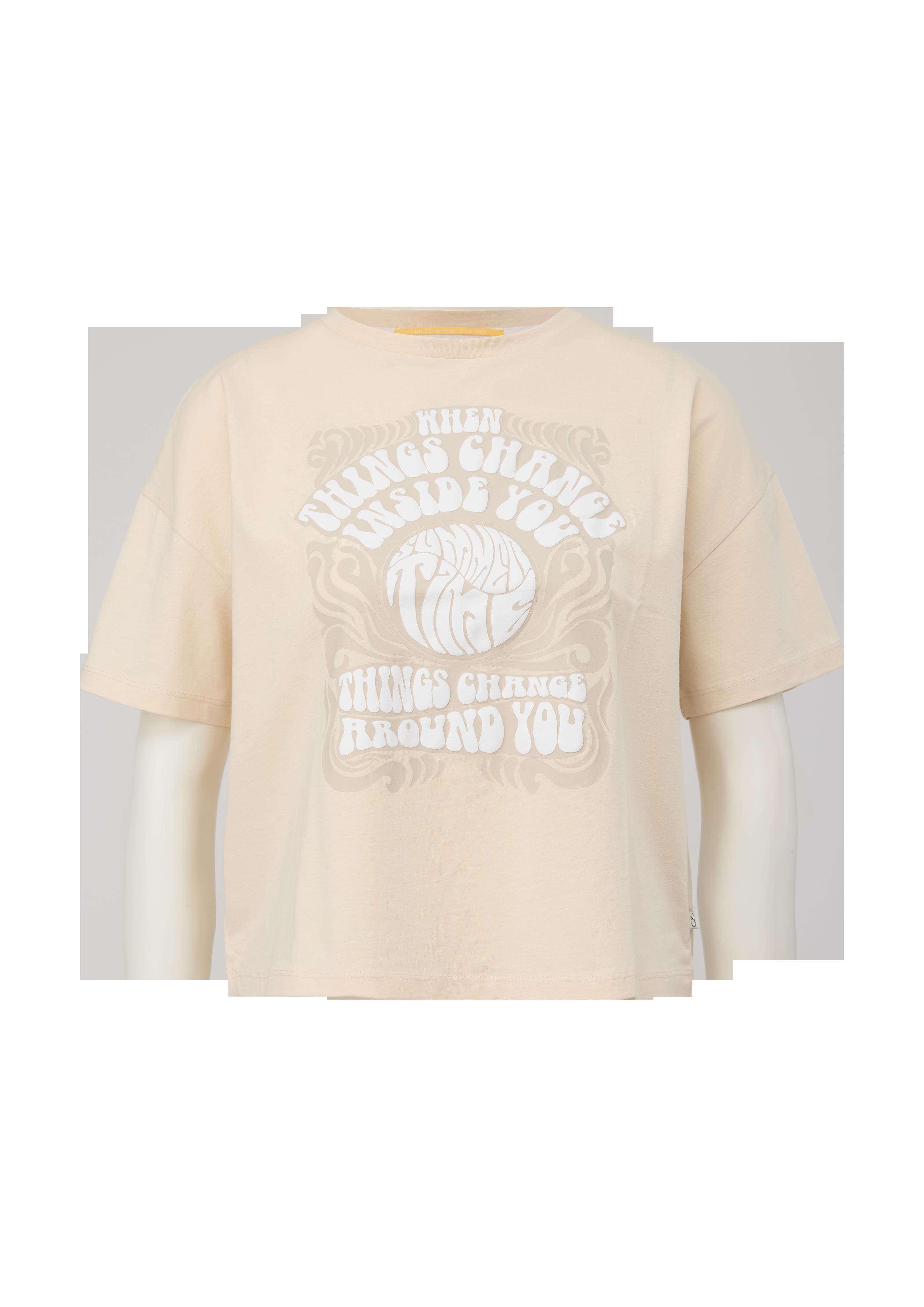 Baumwollshirt mit Frontprint  2131307-08D0