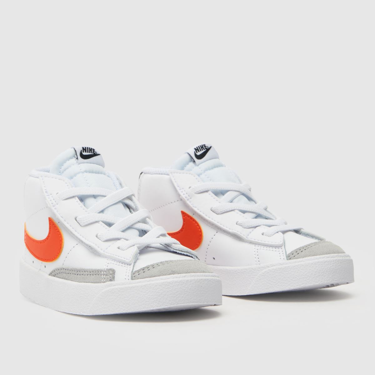 Nike fehér és narancssárga blézer Mid 77 fiú kisgyermek cipő