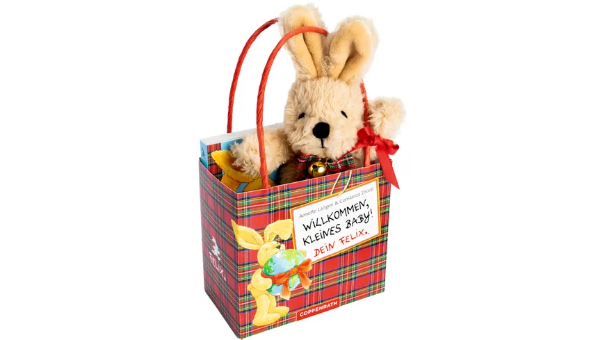 Willkommen, kleines Baby! Dein Felix - Geschenkset: Buch und Plüschfigur