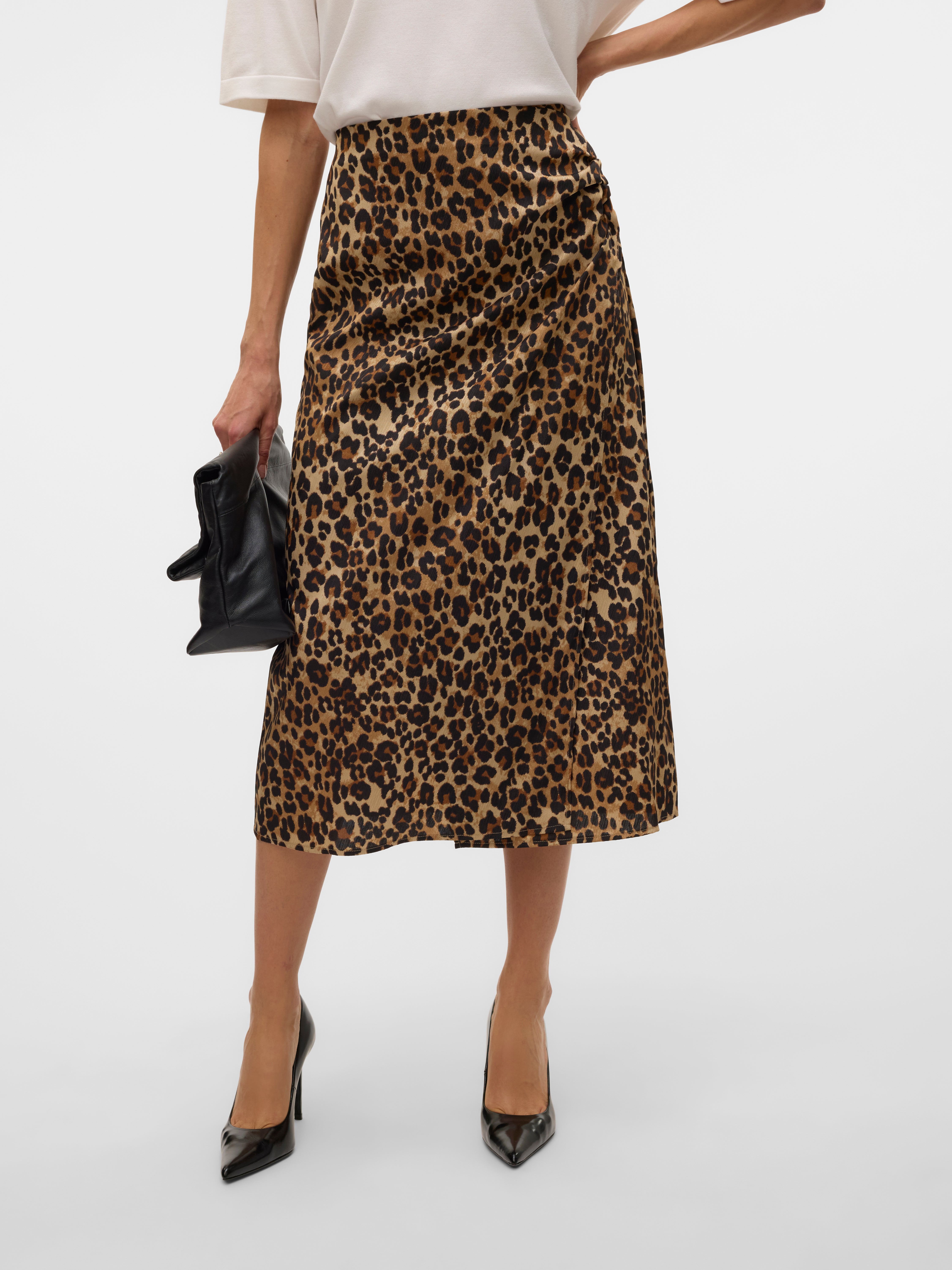 VMVERENA Hohe Taille Langer Rock