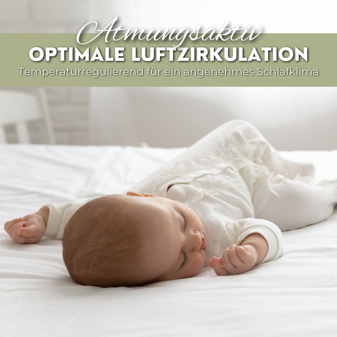 Kindermatratze COZY, Alavya Home®, 10 cm hoch, (Babymatratze 60x120 cm ohne Spannbettlaken,CertiPUR zertifizierter Härtegrad H2 Kaltschaum mit waschbarem Bezug,hochwertige Matratze für Babybett,Kindermatratze 120x60 Kaltschaummatratze), Made in Europ