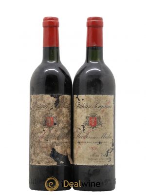 Château Poujeaux  1979 - Lot de 2 Bouteilles