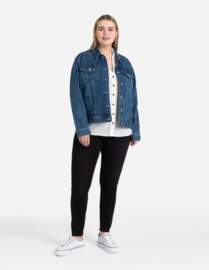 Jeansjacke - Aufgesetze Taschen