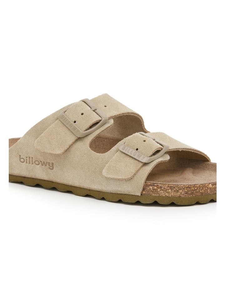billowy Pantoletten  in khaki günstig kaufen