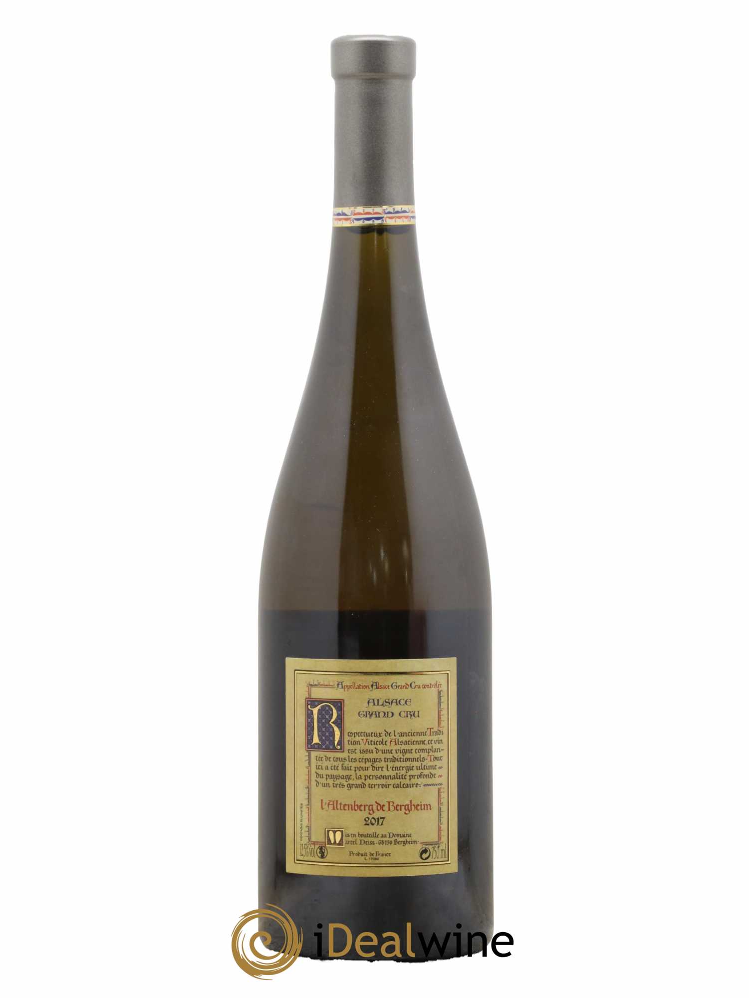 Altenberg de Bergheim Grand Cru Marcel Deiss (Domaine)  2017 - Lot de 1 Bouteille