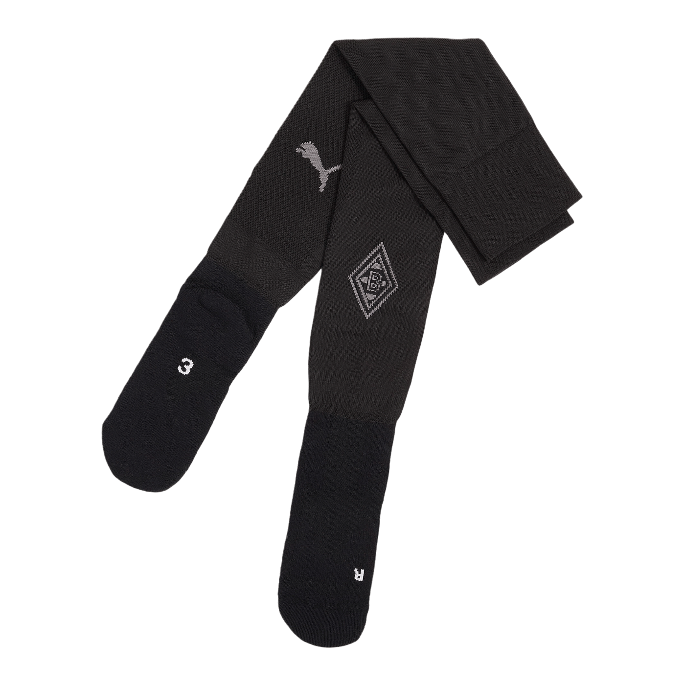 PUMA Borussia Mönchengladbach Strumpfstutzen 3rd 2024/2025 Schwarz F08