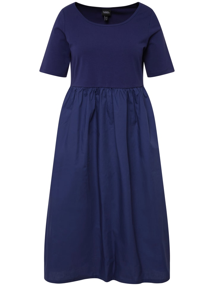 Ulla Popken Midikleid in mittelblau günstig kaufen