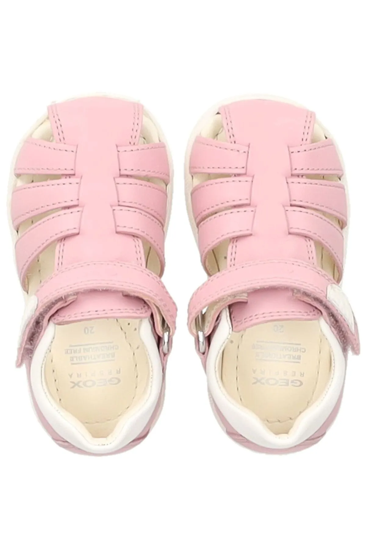 Geox  Sandalette - Rosa - Flacher Absatz