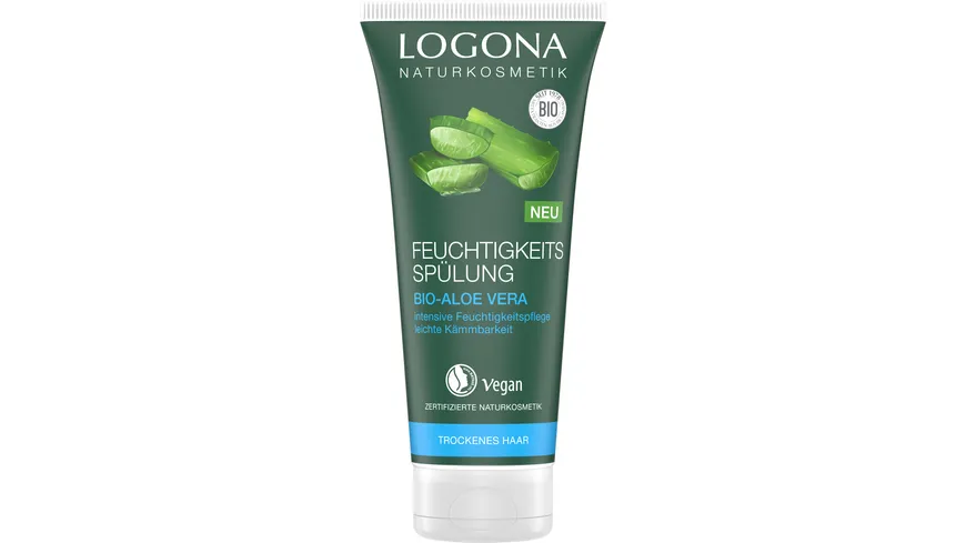 LOGONA Feuchtigkeits Spülung Bio-Aloe Vera 200 ml