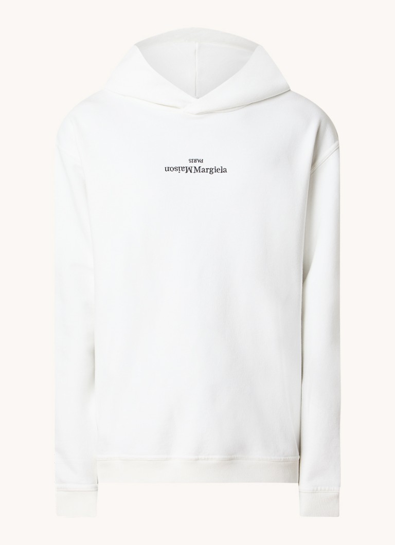 Hanorac Maison Margiela cu logo brodat