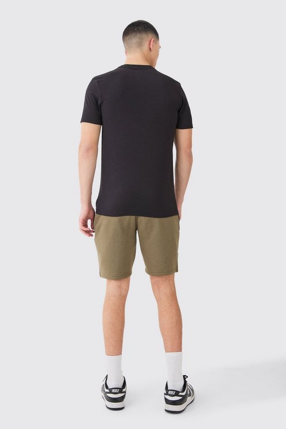 Slim Fit Colour Block Shorts