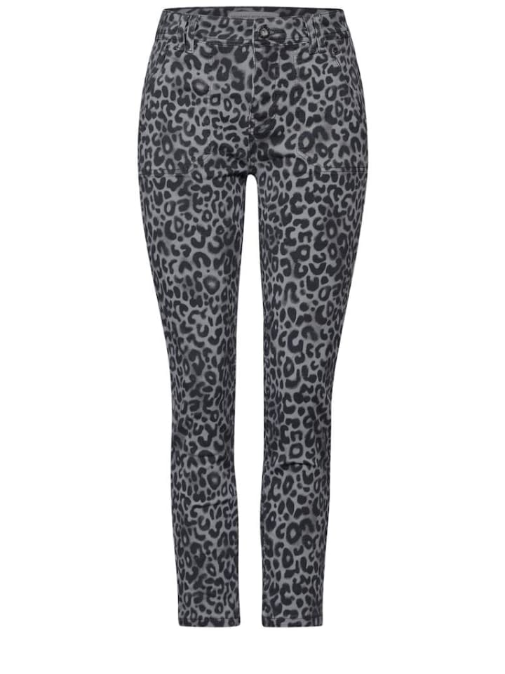 Street One Jeans in grey overdye print günstig kaufen