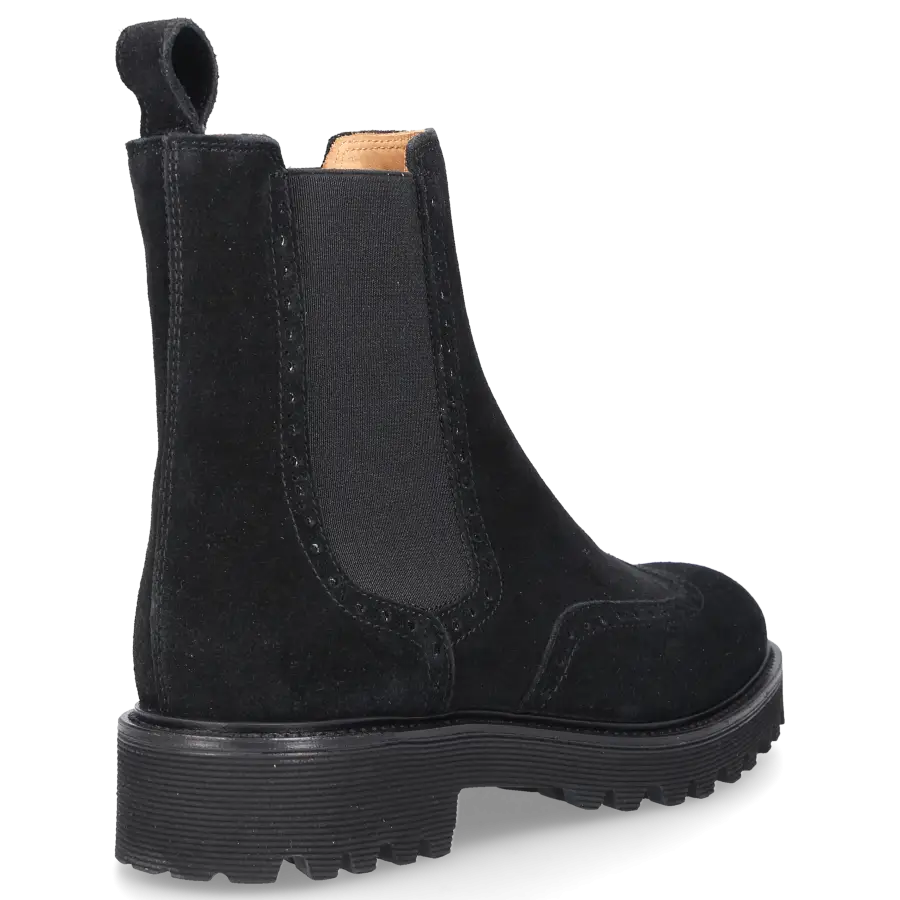 EN AVANT - Chelsea Boots D0600021-417 Veloursleder - schwarz