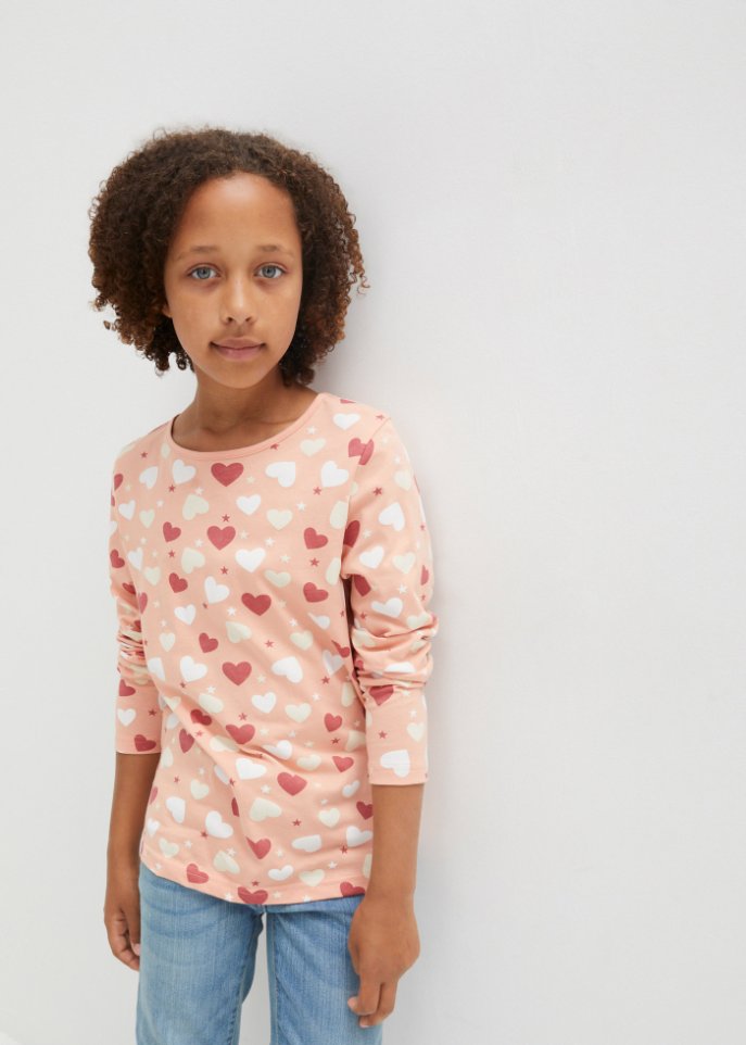 Mädchen Langarmshirt (3er Pack)