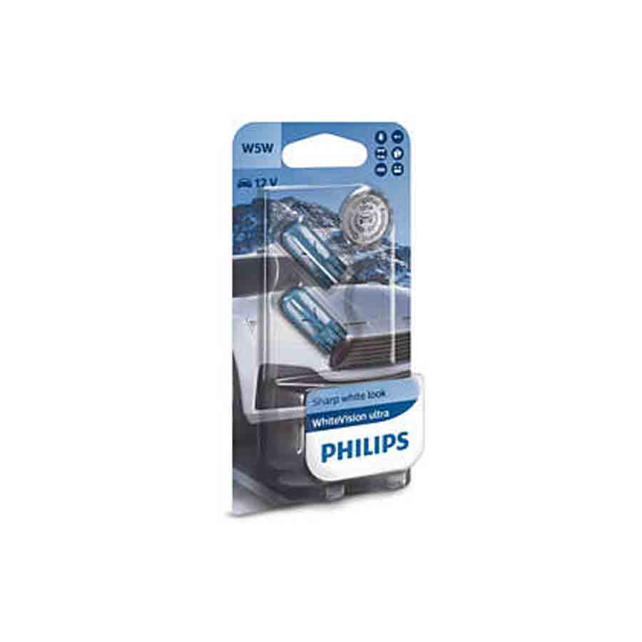 Philips White Vision Ultra W5W Scheinwerferlampe, 2 Stück - ATU