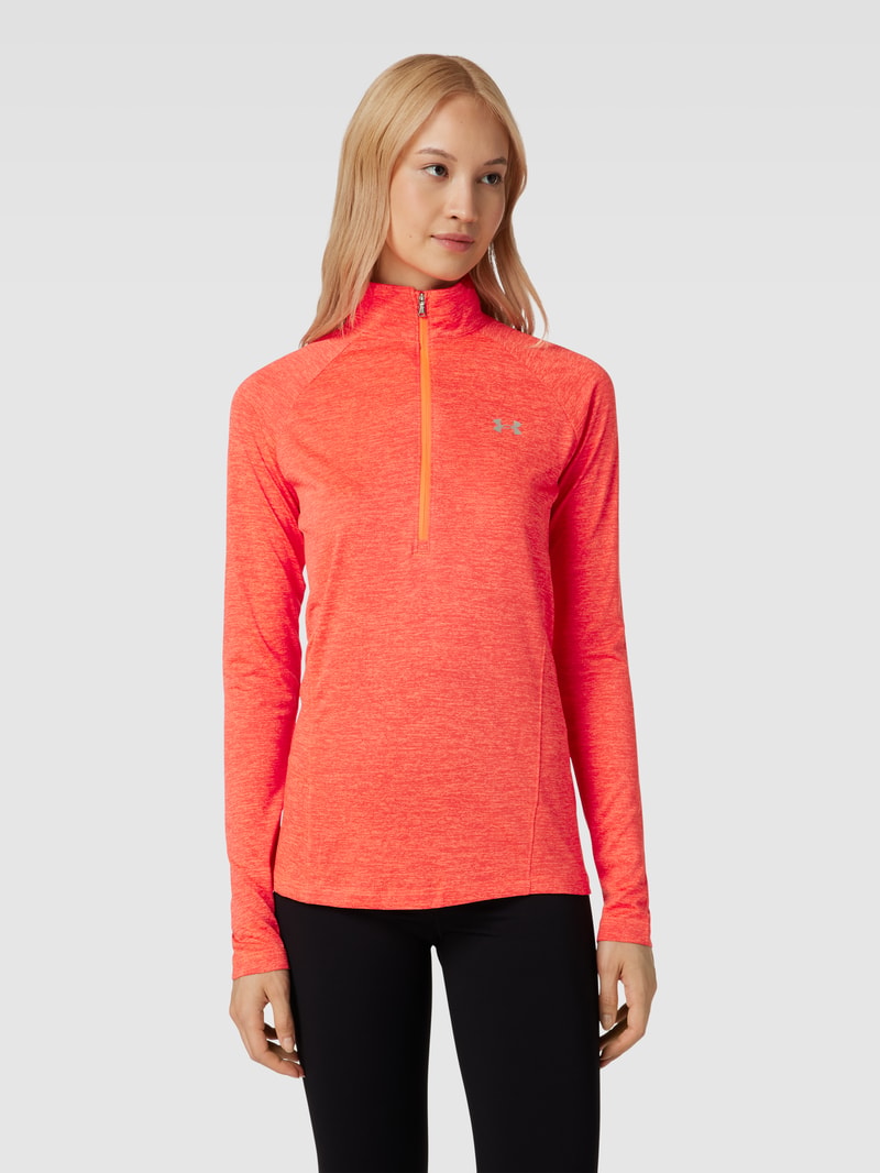 Longsleeve mit Label-Print in hellrot