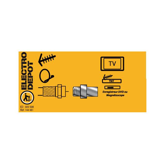 Adaptateur F FEMELLE/ 9,52 FEMELLE
