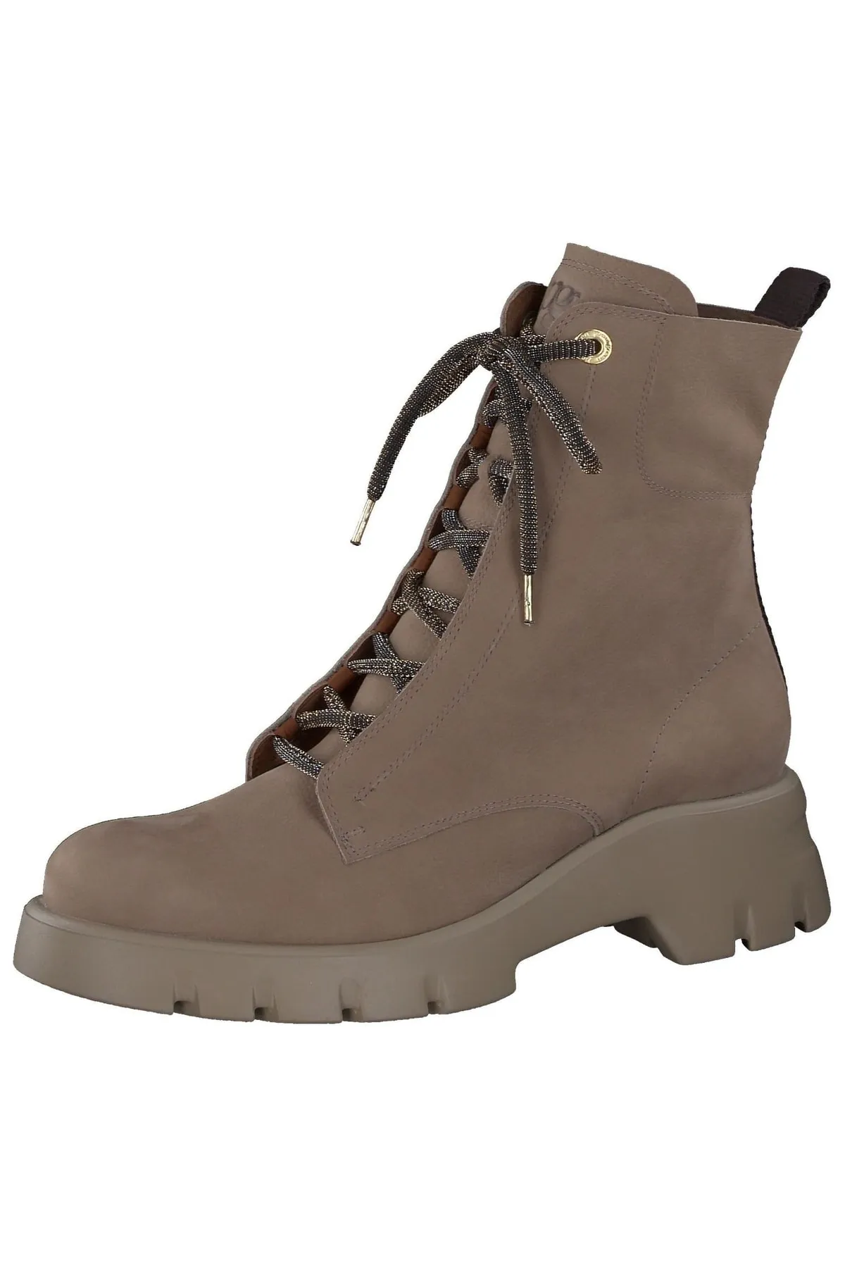 Paul Green  Stiefelette - Beige - Blockabsatz