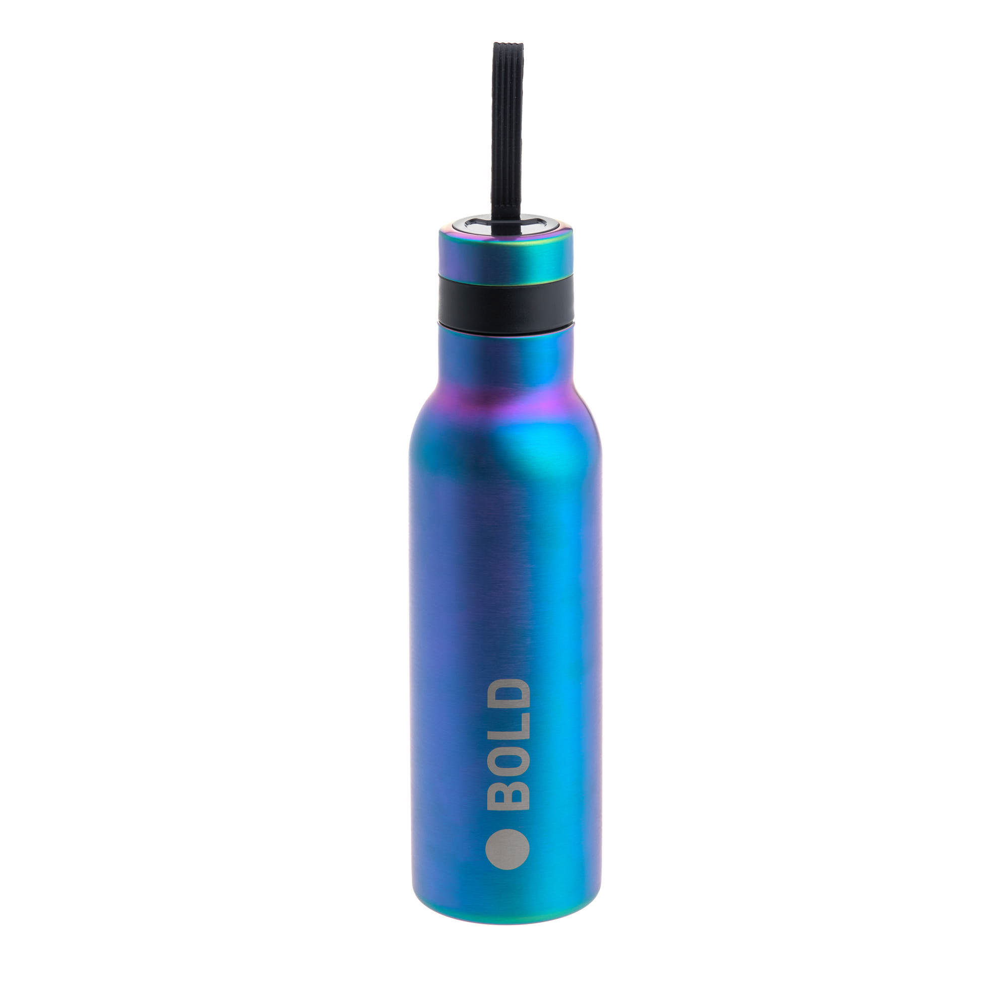Edelstahl Kinder Trinkflasche Doppelwandig - BOLD, Blau Violett