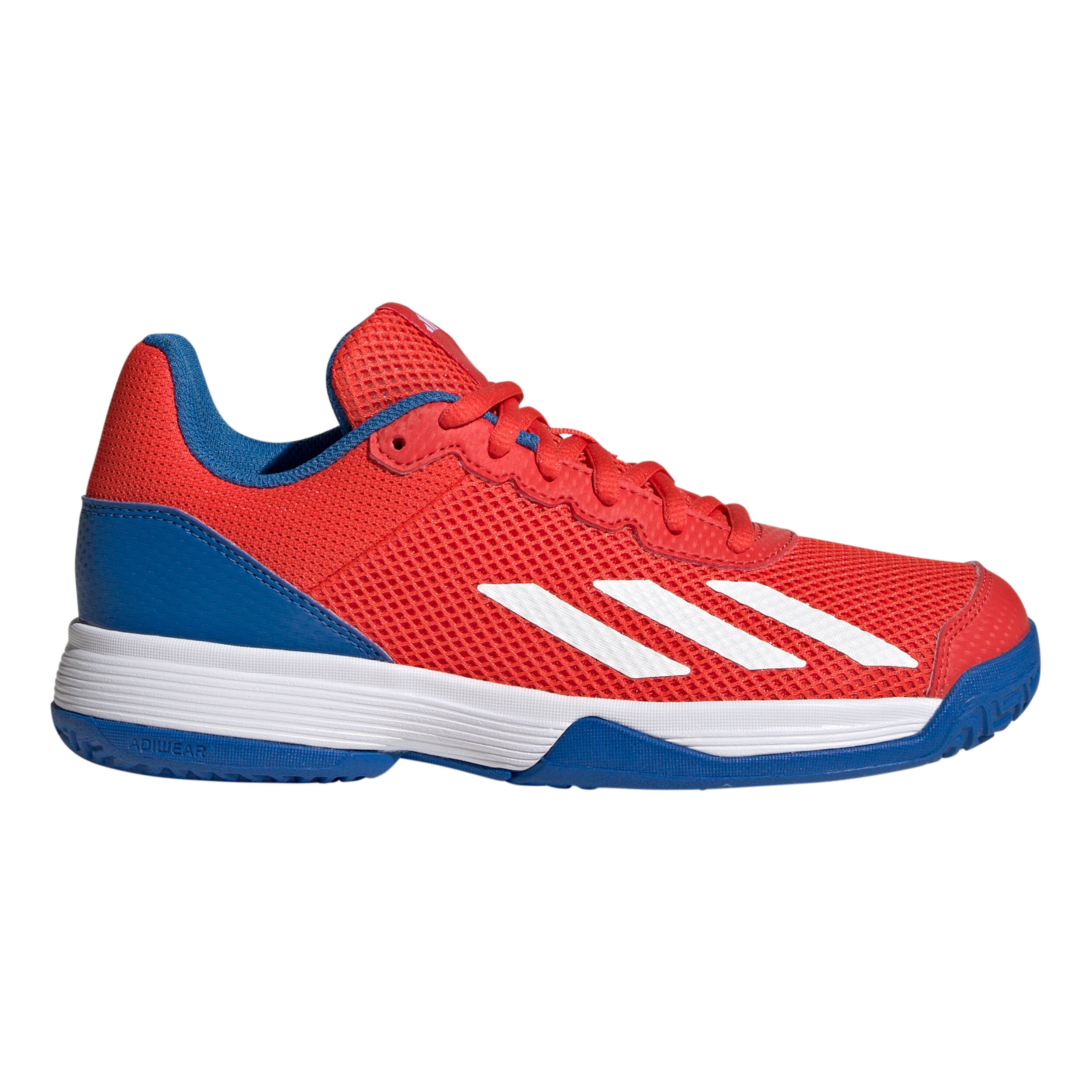 Courtflash Allcourtschuh Kinder - Rot, Weiß