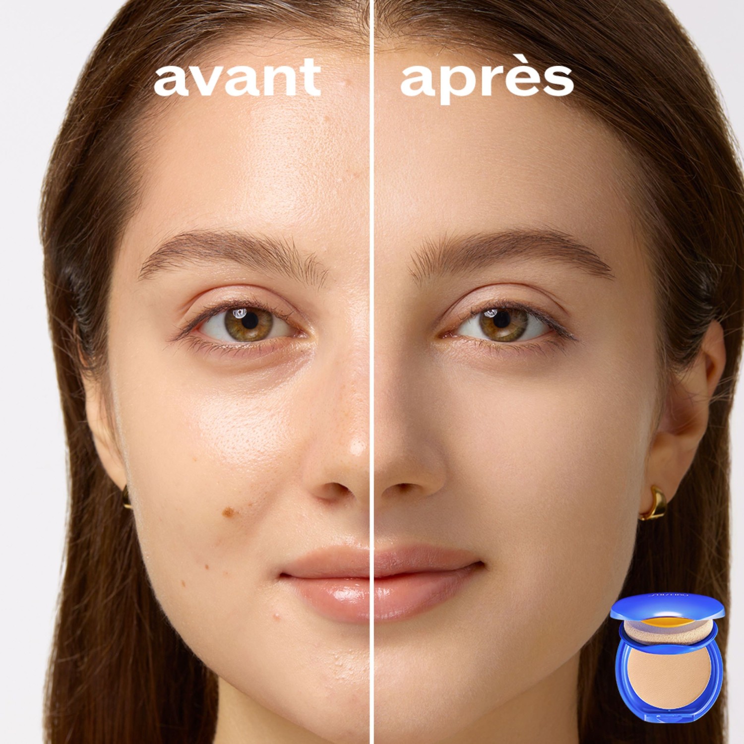 Náhradná náplň do kompaktného make-upu Shiseido s UV ochranou SPF30