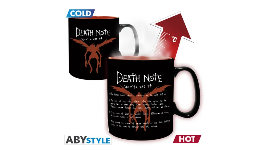 DEATH NOTE THERMOTASSE KIRA & RYUK