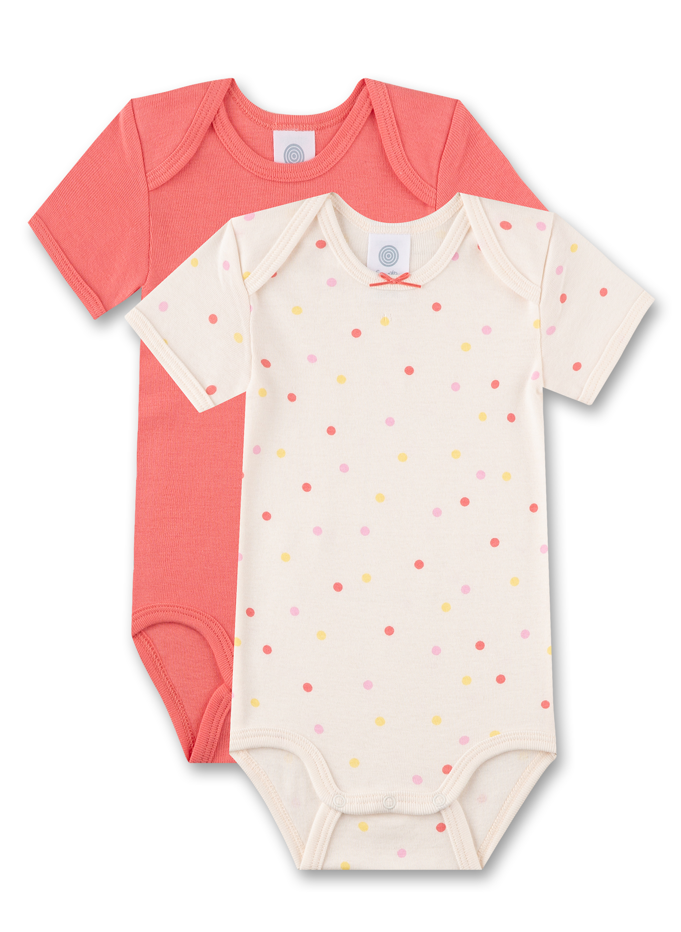 Body kurzarm (Doppelpack) Rosa