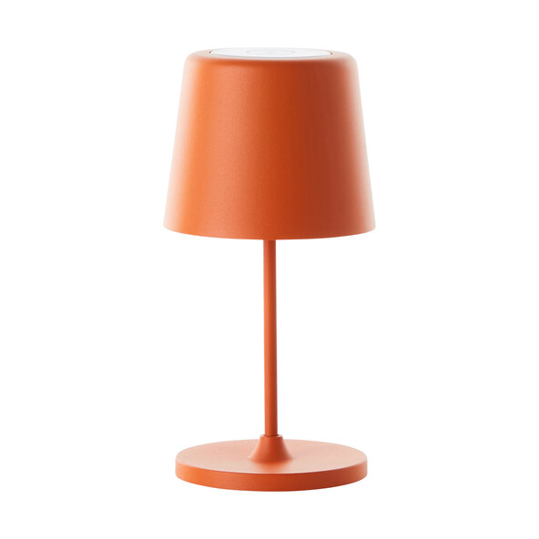 LED-Akku-Tischleuchte Kaami, orange-matt