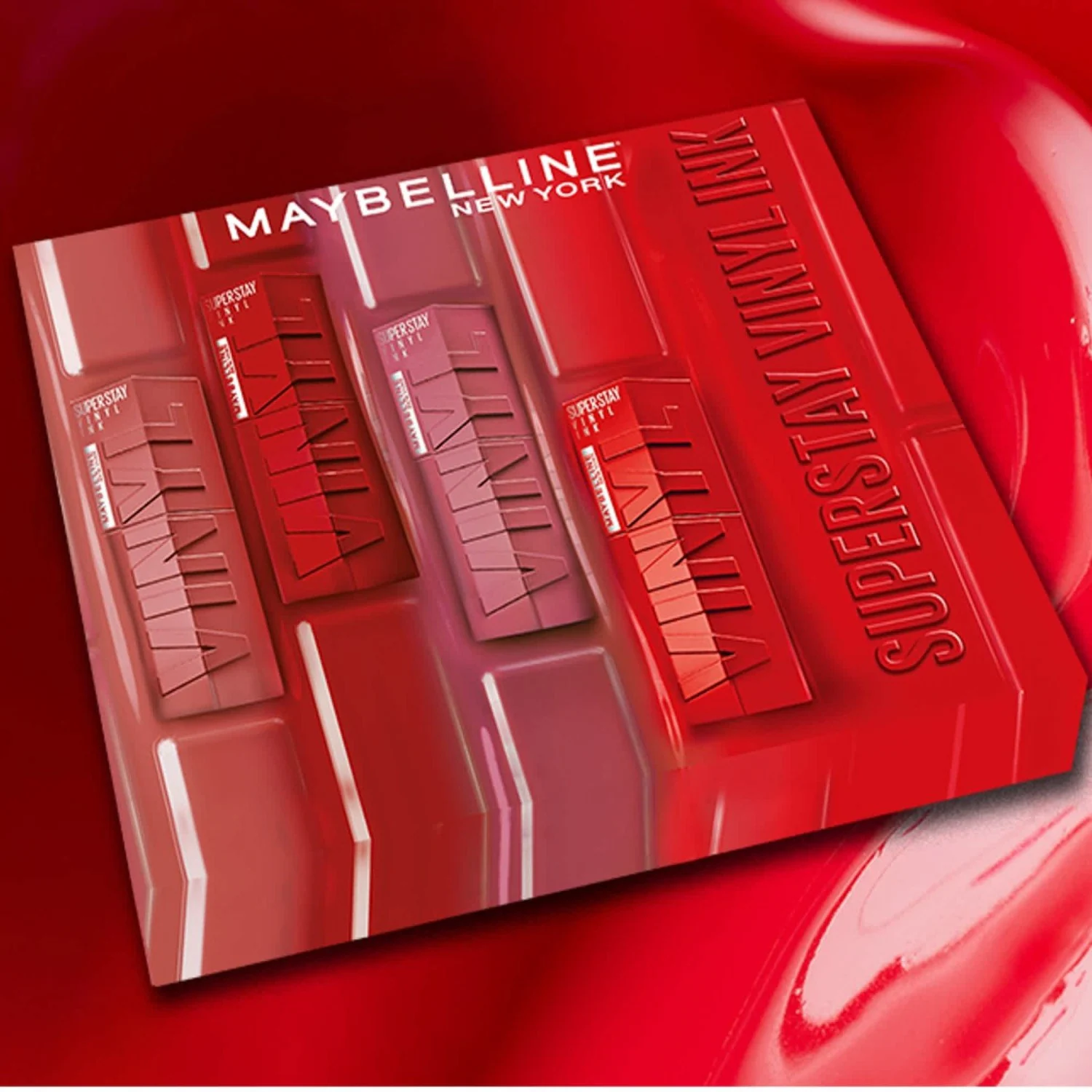 Set exclusiv Maybelline de ruj Superstay Vinyl Ink