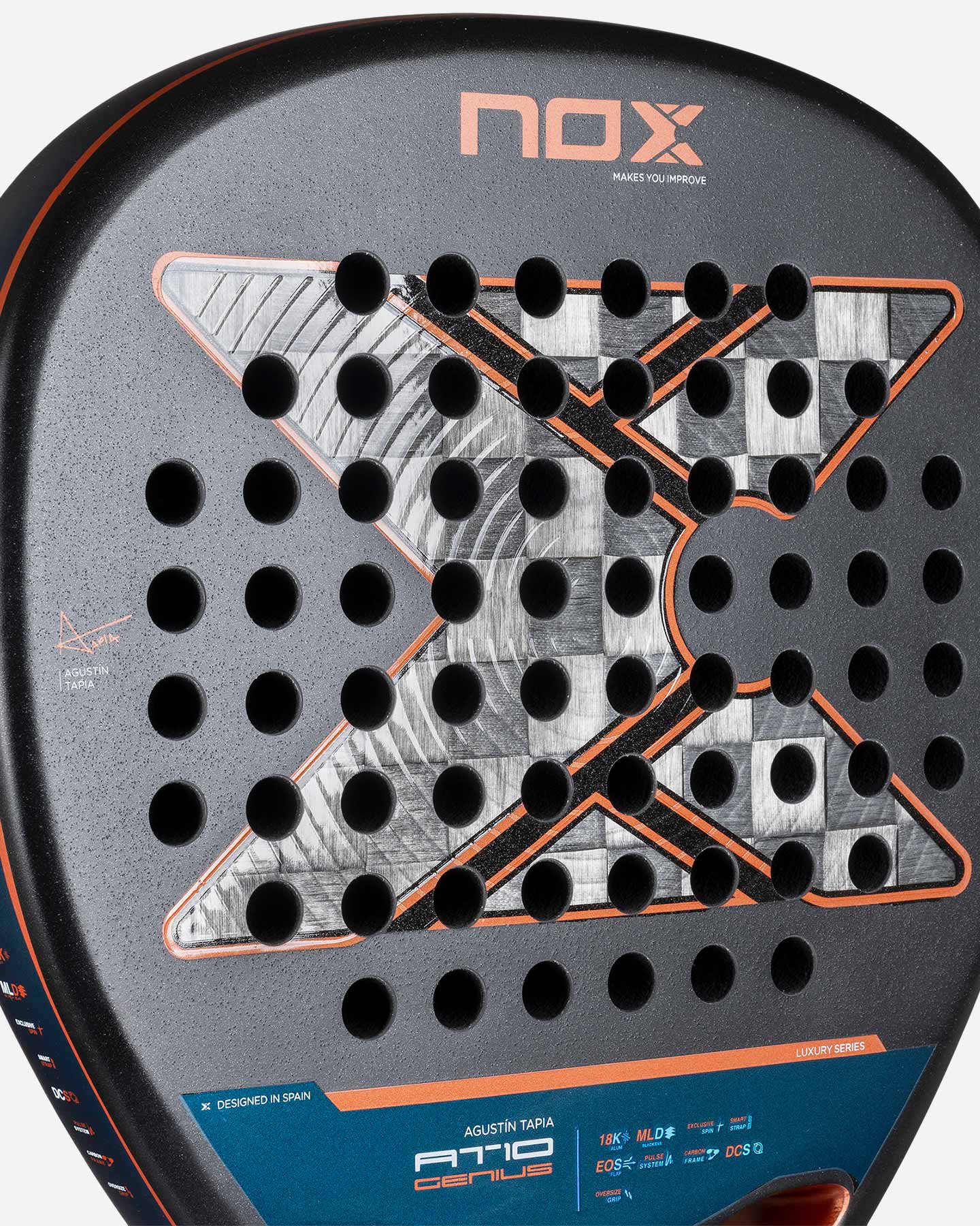 Racchetta Padel Performance Nox At10 Genius Attack 18k NOXPAT10GENIUSAT1825