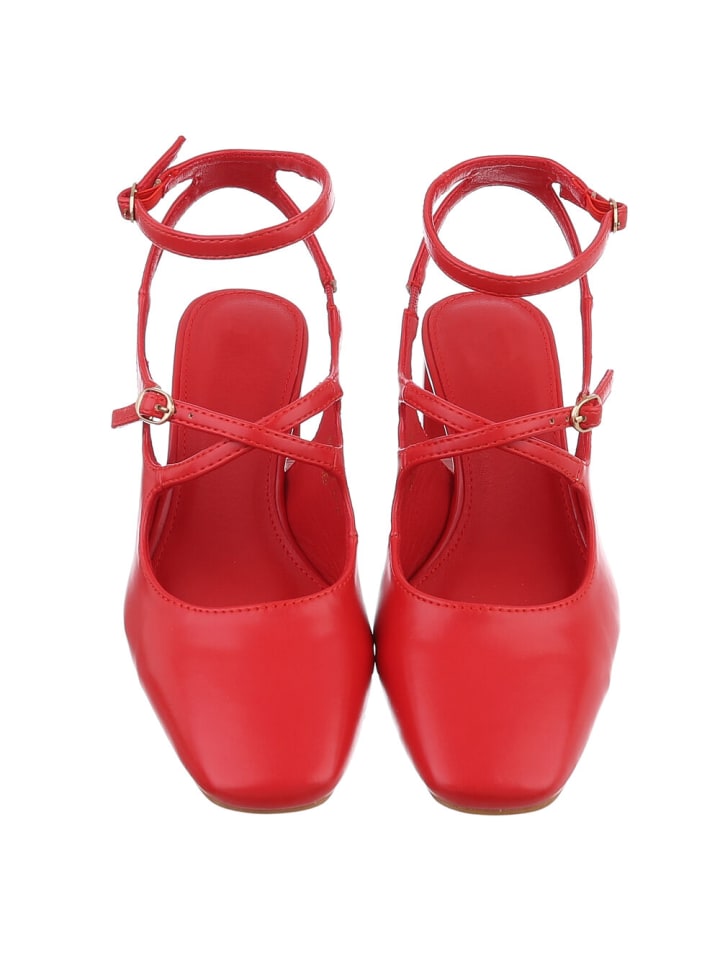 Ital-Design High Heel in Rot günstig kaufen