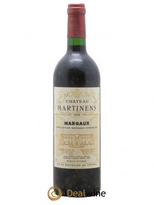 Château Martinens Cru Bourgeois  1999 - Lot de 1 Bouteille