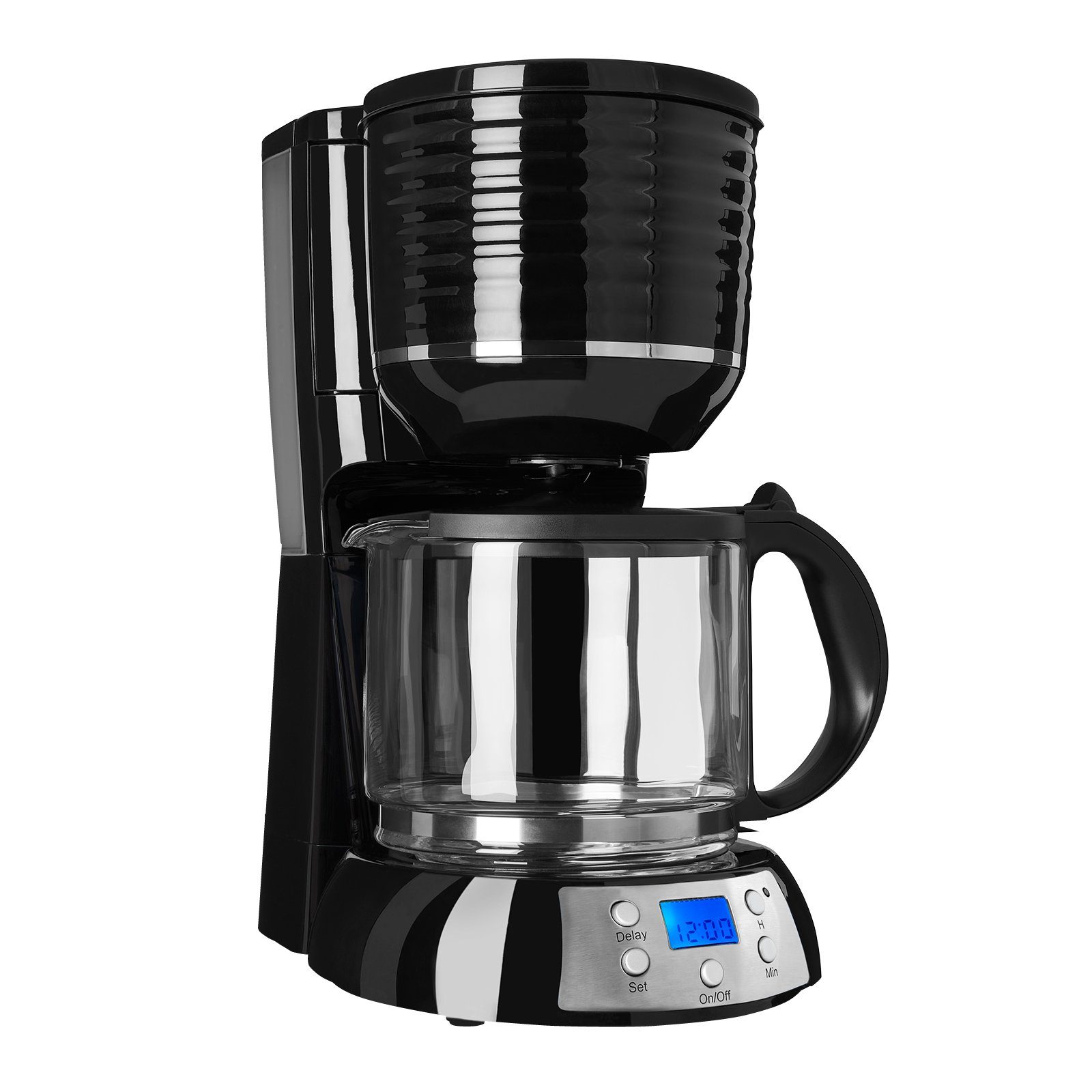Gutfels Filterkaffeemaschine COFFEE 3300 C, 1.5l Kaffeekanne, Papierfilter Standardgröße 1 x 4, LED-Display & Timerfunktion, 1080 Watt Leistung