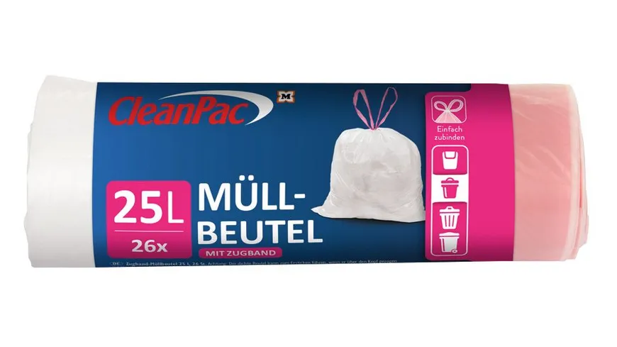 CleanPac Müllbeutel mit Zugband