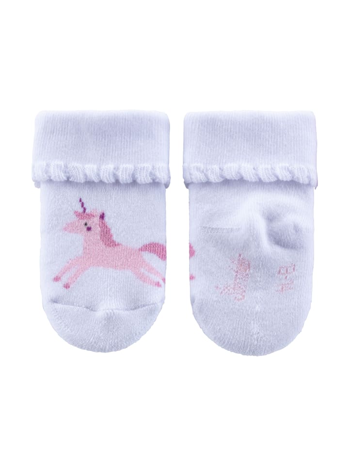 Sterntaler Baby Socken 3er-Pack Einhorn in weiß günstig kaufen